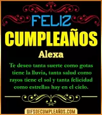 GIF Frases de Cumpleaños Alexa
